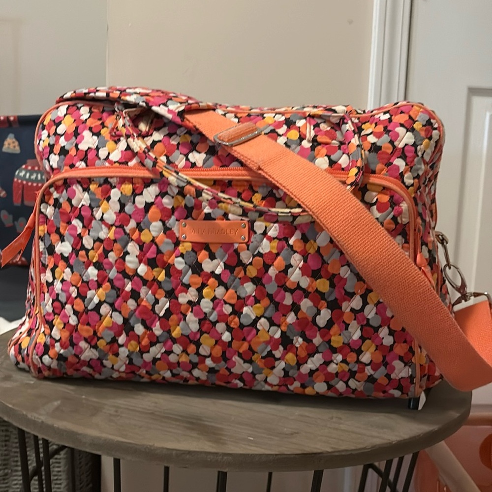 Vera Bradley Pixie Confetti Duffle Bag Excellent condition